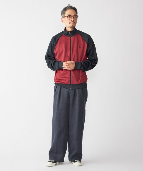 00‘s FRED PERRY／切り替え配色トラックジャケット/ジャージ FRED PERRY ジャージ 「別注」FRED / トラックジャケット メンズ