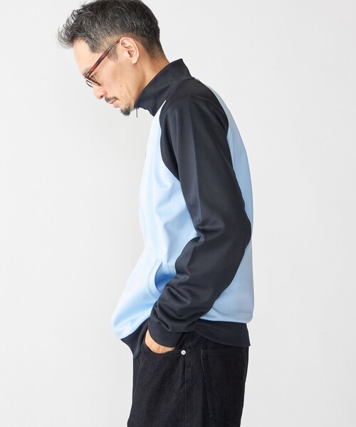 FRED PERRY（フレッドペリー）の「FRED PERRY: コントラスト スリーブ トラック ジャケット（ジャージ・メンズ・ライトブルー/レッド・MEDIUM/LARGE/X-LARGE）」の9枚目の写真