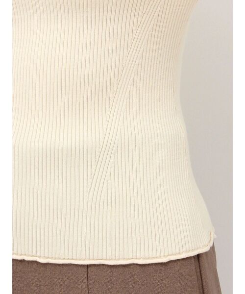 LAGUNAMOON（ラグナムーン）の「アシンメトリーラペルリブニットプルオーバー（ニット/セーター・レディース・アイボリー/ブラック/レッド・FREE）」の18枚目の写真