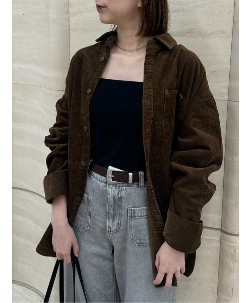 Mila Owen カーブヘムオーバーシャツ カーブヘムオーバーシャツ(シャツ)｜トップス｜Mila Owen（ミラ