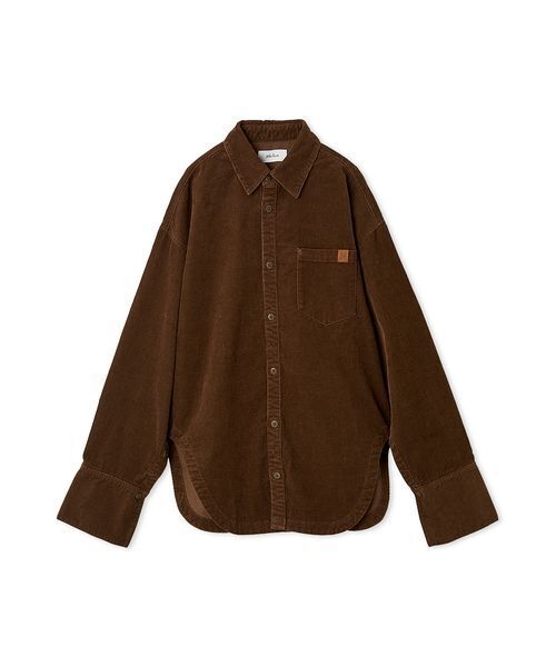 Mila Owen カーブヘムオーバーシャツ カーブヘムオーバーシャツ（シャツ/ブラウス）｜Mila Owen（ミラ