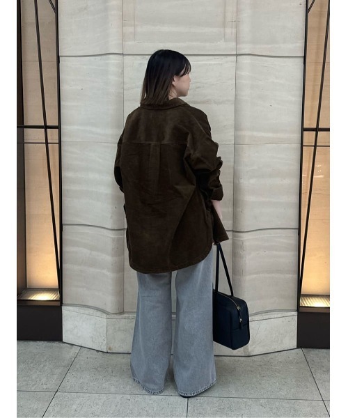 カーブヘムオーバーシャツ（シャツ/ブラウス）｜Mila Owen（ミラ