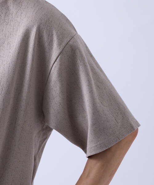  j.n.r.d（ジェー・エヌ・アール・ディー）の「クラックサーフェスフェイクレイヤードT（Tシャツ/カットソー・メンズ・ホワイト/ワイン/ベージュ系その他・S/LL/L/M）」の12枚目の写真