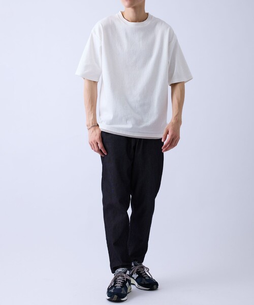  j.n.r.d（ジェー・エヌ・アール・ディー）の「クラックサーフェスフェイクレイヤードT（Tシャツ/カットソー・メンズ・ホワイト/ワイン/ベージュ系その他・S/LL/L/M）」の15枚目の写真