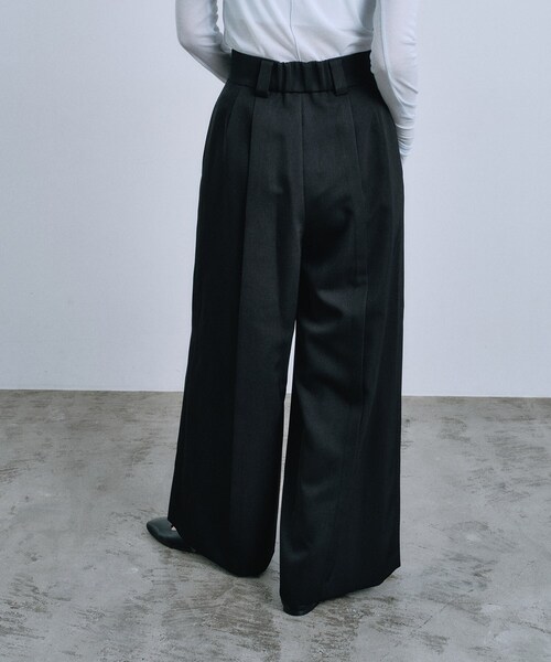 CODE A(コードエー)の「center slit wide pants(その他パンツ・レディース・ブラウン系その他/ブラック・38/35/36/34)」の10枚目の写真
