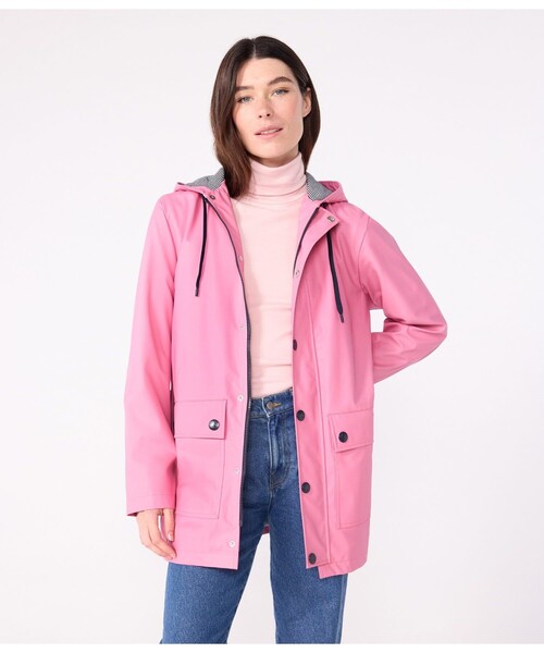 【タグ付き】PETIT BATEAU ピンク花柄アウター PETIT BATEAU｜プチバトーのジャケット/アウター（ピンク/桃色系