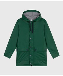 プチバトーヨットパーカー　レディースグリーン PETIT BATEAU｜プチバトー（レディース）のマウンテンパーカー