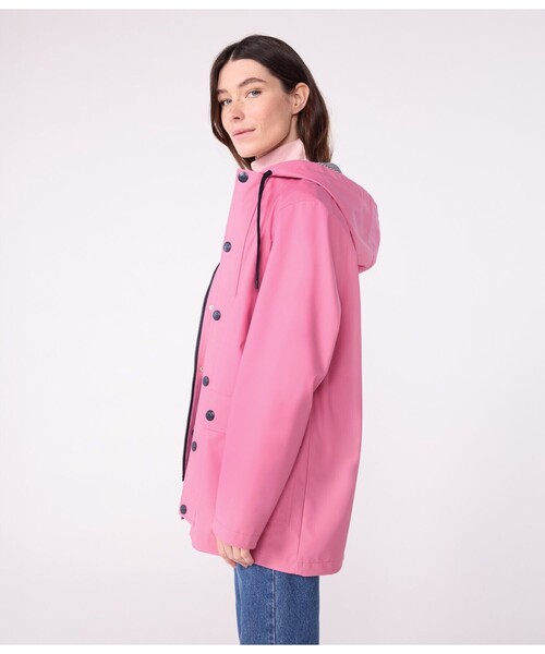 PETIT BATEAU(プチバトー)の「ヨットパーカ(マウンテンパーカー・レディース・ピンク/レッド/グリーン・X-SMALL/SMALL/MEDIUM/LARGE)」の4枚目の写真