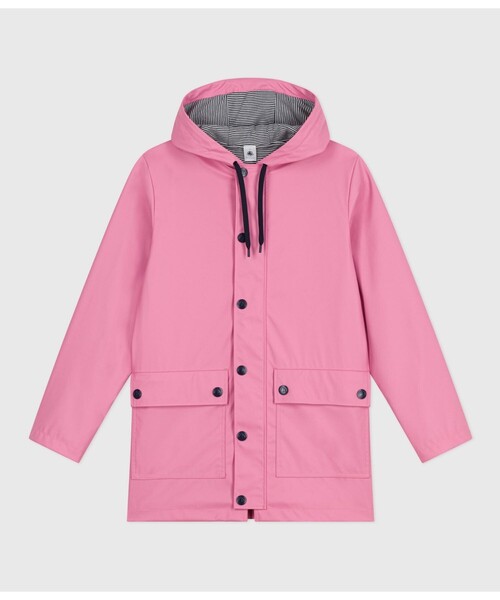 PETIT BATEAU(プチバトー)の「ヨットパーカ(マウンテンパーカー・レディース・ピンク/レッド/グリーン・X-SMALL/SMALL/MEDIUM/LARGE)」の6枚目の写真