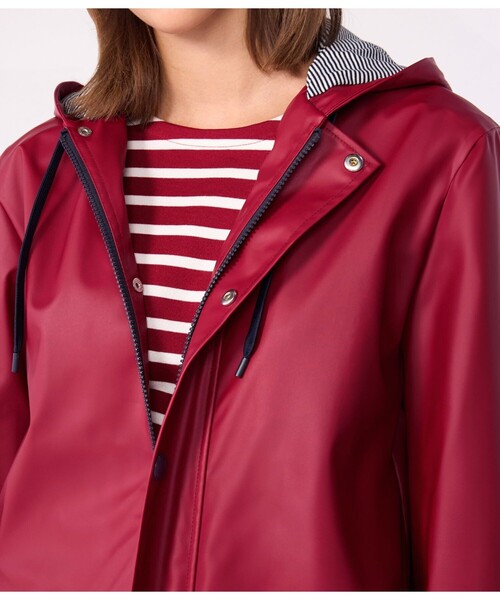 PETIT BATEAU(プチバトー)の「ヨットパーカ(マウンテンパーカー・レディース・ピンク/レッド/グリーン・X-SMALL/SMALL/MEDIUM/LARGE)」の11枚目の写真
