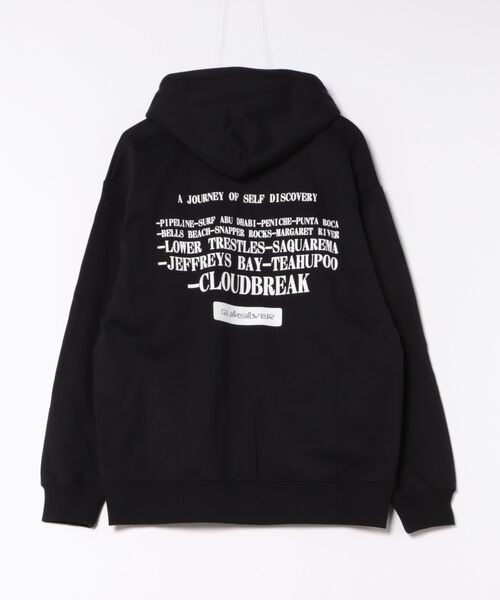 Quiksilver(クイックシルバー)の「WR ICON OF SURF ZIP/クイックシルバーバックプリントジップアップパーカー・フーディー(パーカー・メンズ・ブラック/グレー・X-LARGE/XX-LARGE/SMALL/MEDIUM/LARGE)」の3枚目の写真