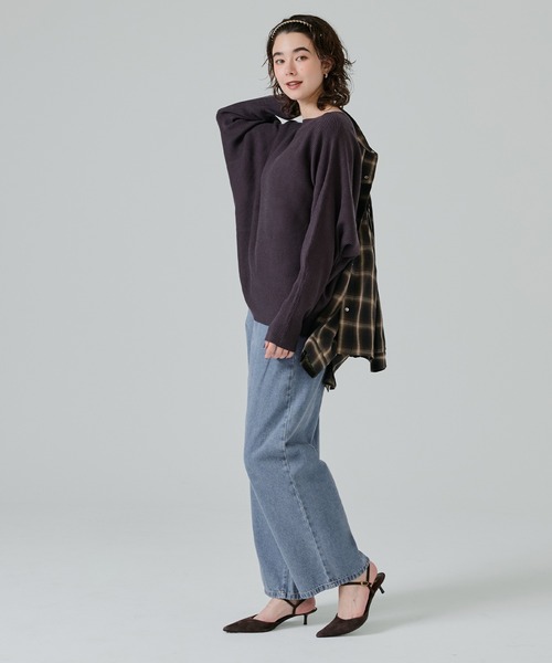 coca（coca）（コカ）の「ストレートデニムパンツ（デニムパンツ・レディース・ブルー・M/L/S）」の13枚目の写真