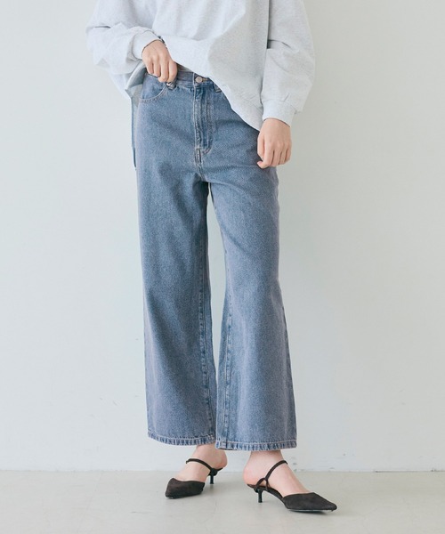 coca（coca）（コカ）の「ストレートデニムパンツ（デニムパンツ・レディース・ブルー・M/L/S）」の15枚目の写真