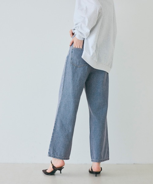 coca（coca）（コカ）の「ストレートデニムパンツ（デニムパンツ・レディース・ブルー・M/L/S）」の17枚目の写真