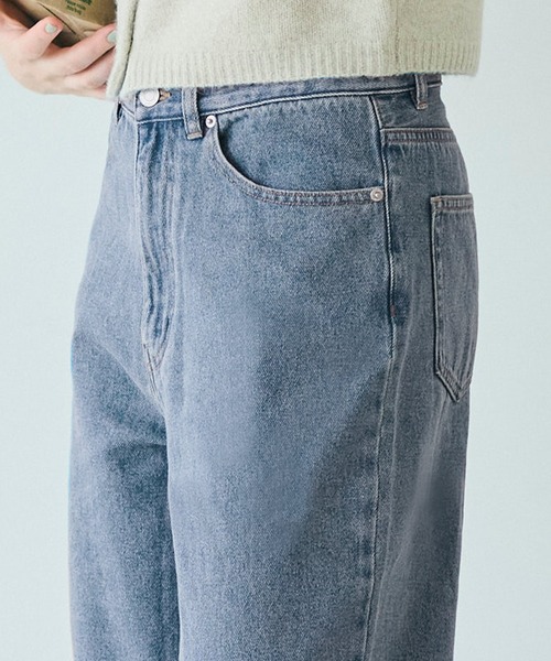 coca（coca）（コカ）の「ストレートデニムパンツ（デニムパンツ・レディース・ブルー・M/L/S）」の5枚目の写真