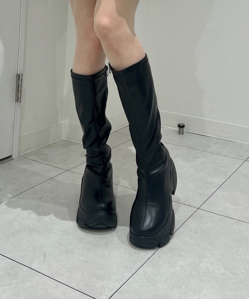 5kg2way厚底カバーブーツ（ブーツ）｜Lovilyn（ラヴィリン）の