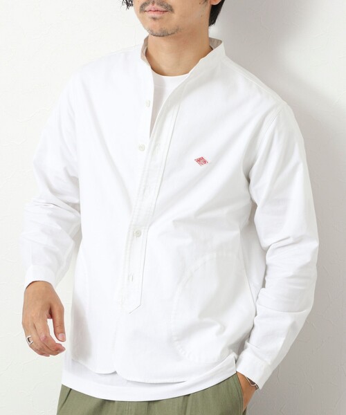 DANTON（ダントン）の「【DANTON/ダントン】DT-B0280 SOX BAND COLLAR SHIRT 25AW（シャツ/ブラウス・メンズ・ホワイト/キナリ・38/42/44/40）」の3枚目の写真