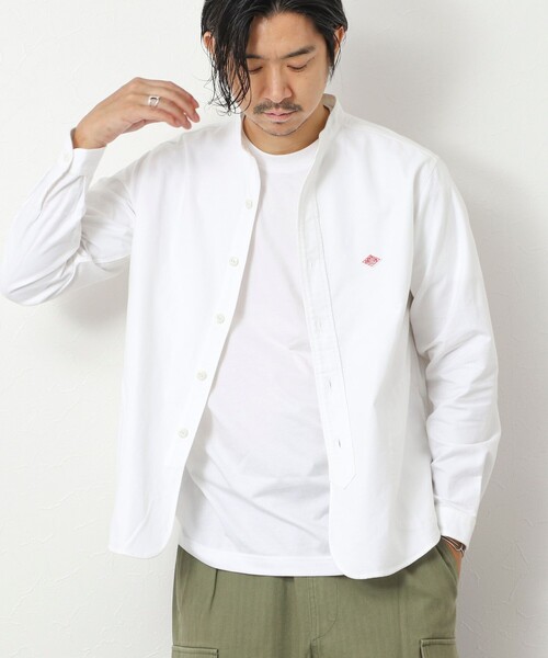 DANTON（ダントン）の「【DANTON/ダントン】DT-B0280 SOX BAND COLLAR SHIRT 25AW（シャツ/ブラウス・メンズ・ホワイト/キナリ・38/42/44/40）」の5枚目の写真