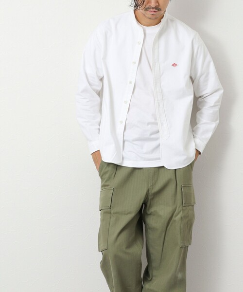 DANTON（ダントン）の「【DANTON/ダントン】DT-B0280 SOX BAND COLLAR SHIRT 25AW（シャツ/ブラウス・メンズ・ホワイト/キナリ・38/42/44/40）」の6枚目の写真