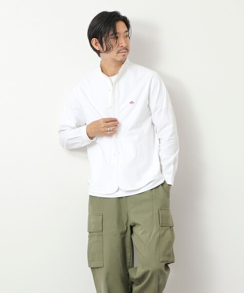 DANTON（ダントン）の「【DANTON/ダントン】DT-B0280 SOX BAND COLLAR SHIRT 25AW（シャツ/ブラウス・メンズ・ホワイト/キナリ・38/42/44/40）」の10枚目の写真