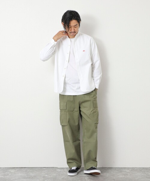 DANTON（ダントン）の「【DANTON/ダントン】DT-B0280 SOX BAND COLLAR SHIRT 25AW（シャツ/ブラウス・メンズ・ホワイト/キナリ・38/42/44/40）」の12枚目の写真