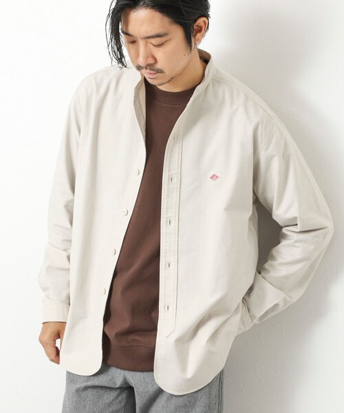 DANTON（ダントン）の「【DANTON/ダントン】DT-B0280 SOX BAND COLLAR SHIRT 25AW（シャツ/ブラウス・メンズ・ホワイト/キナリ・38/42/44/40）」の14枚目の写真
