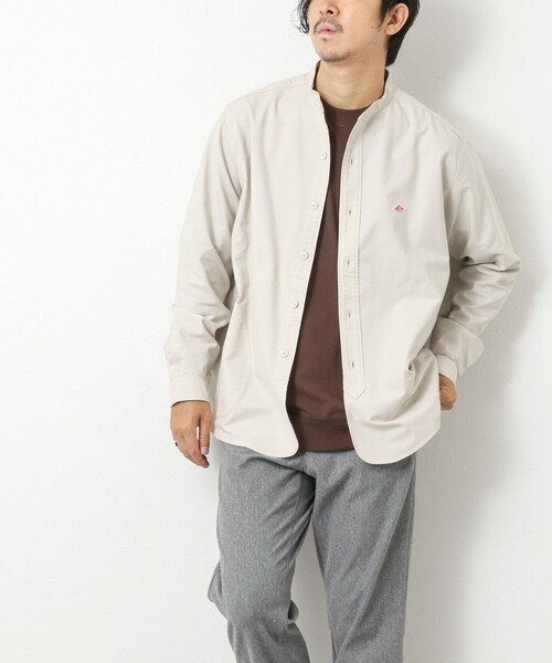 DANTON（ダントン）の「【DANTON/ダントン】DT-B0280 SOX BAND COLLAR SHIRT 25AW（シャツ/ブラウス・メンズ・ホワイト/キナリ・38/42/44/40）」の16枚目の写真