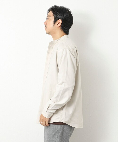 DANTON（ダントン）の「【DANTON/ダントン】DT-B0280 SOX BAND COLLAR SHIRT 25AW（シャツ/ブラウス・メンズ・ホワイト/キナリ・38/42/44/40）」の18枚目の写真