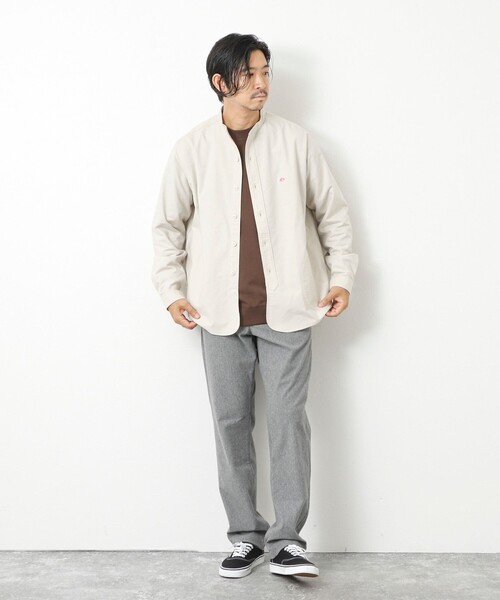 DANTON（ダントン）の「【DANTON/ダントン】DT-B0280 SOX BAND COLLAR SHIRT 25AW（シャツ/ブラウス・メンズ・ホワイト/キナリ・38/42/44/40）」の21枚目の写真