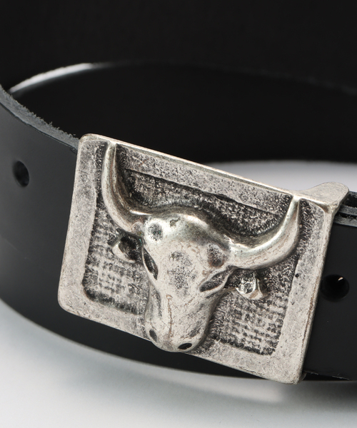 417 EDIFICE（フォーワンセブンエディフィス）の「CEINTURE BOUCLE TORO（ベルト・メンズ・ブラック・95/85）」の2枚目の写真