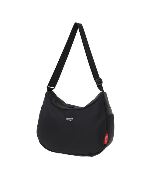 Manhattan Portage(マンハッタンポーテージ)の「MURRAY HILL SHOULDER BAG FLIGHT NYLON BACKING(ショルダーバッグ・メンズ・ブラック・MEDIUM)」の5枚目の写真