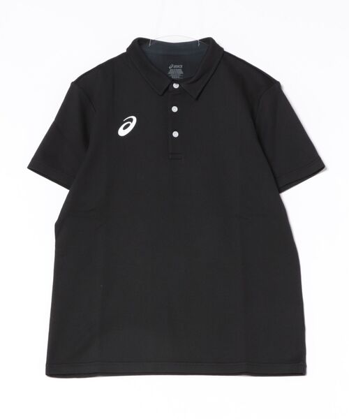 ASICS(アシックス)の「《ASICS》ドライハンソデポロシャツ(ポロシャツ・メンズ・ホワイト/ネイビー/ブラック・M/L/XL)」の1枚目の写真