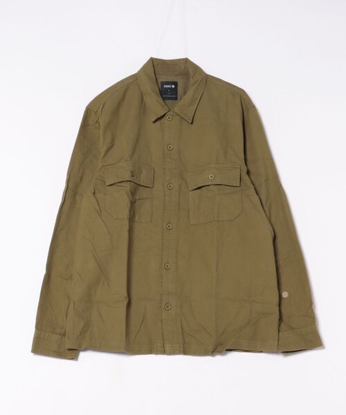 STANCE(スタンス)の「【STANCE/スタンス】長袖コットンシャツ LOWELL LS BUTTON UP(シャツ/ブラウス・メンズ・グリーン・MEDIUM)」の3枚目の写真