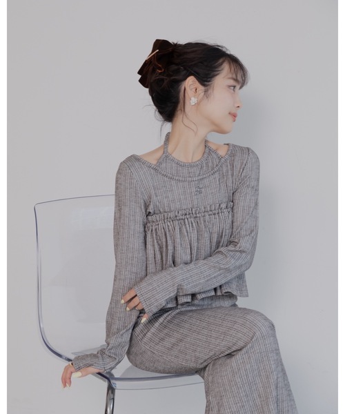 jumelle（ジュメロ）の「【25AWアクセ部門 売上個数１位】ベロアリボンクリップ（バレッタ/ヘアクリップ・レディース・ブラウン/ブラック・FREE）」の6枚目の写真