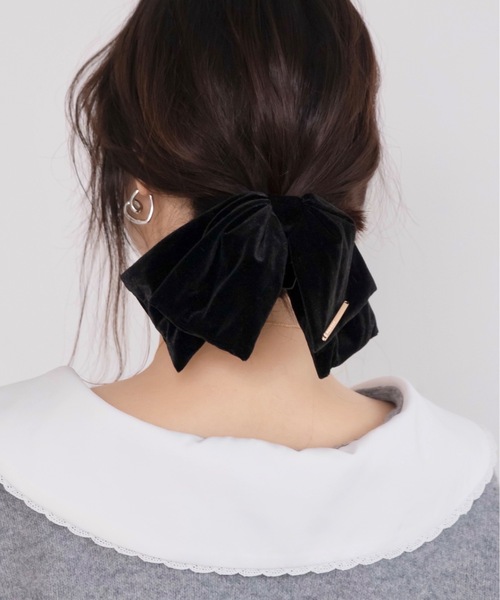 jumelle（ジュメロ）の「【25AWアクセ部門 売上個数１位】ベロアリボンクリップ（バレッタ/ヘアクリップ・レディース・ブラウン/ブラック・FREE）」の20枚目の写真