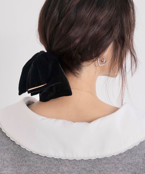 jumelle（ジュメロ）の「【25AWアクセ部門 売上個数１位】ベロアリボンクリップ（バレッタ/ヘアクリップ・レディース・ブラウン/ブラック・FREE）」の21枚目の写真