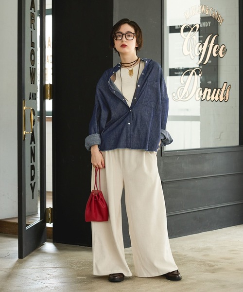 GEORGE'S（ジョージズ）の「FERCHI レザーBAG（ハンドバッグ・レディース・ブラック/ブラウン/レッド・FREE）」の7枚目の写真