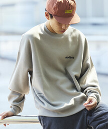 FREAK'S STORE(フリークスストア)の限定展開 WILD THINGS×FREAK'S STORE/ワイルドシングス 別注 ビッグシルエット マルチプリントデザイン クルーネックスウェット(スウェット)