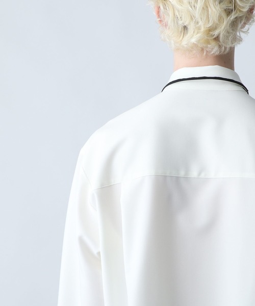 HARE(ハレ)の「スケッチラインステッチシャツ(HARE)(シャツ/ブラウス・メンズ・ブラック/ブルー/ホワイト/ベージュ・FREE)」の17枚目の写真