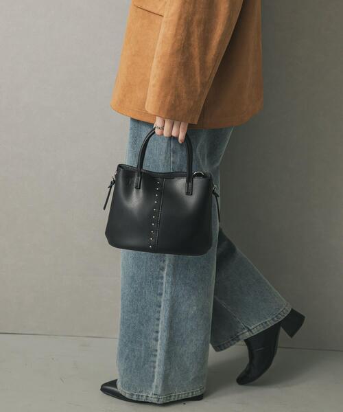 SENSE OF PLACE by URBAN RESEARCH（センスオブプレイスバイアーバンリサーチ）の「スタッズショルダーバッグ（ショルダーバッグ・レディース・レッド/アイボリー/ブラック・ONE）」の8枚目の写真