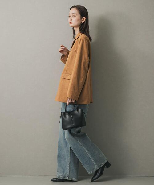 SENSE OF PLACE by URBAN RESEARCH（センスオブプレイスバイアーバンリサーチ）の「スタッズショルダーバッグ（ショルダーバッグ・レディース・レッド/アイボリー/ブラック・ONE）」の10枚目の写真