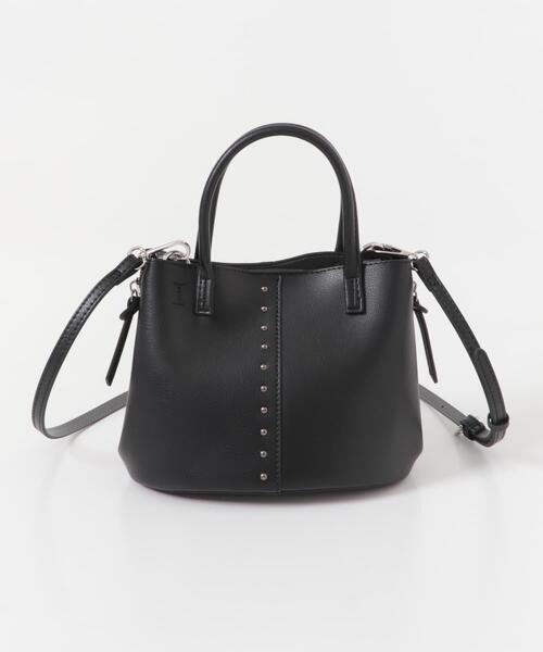 SENSE OF PLACE by URBAN RESEARCH（センスオブプレイスバイアーバンリサーチ）の「スタッズショルダーバッグ（ショルダーバッグ・レディース・レッド/アイボリー/ブラック・ONE）」の11枚目の写真