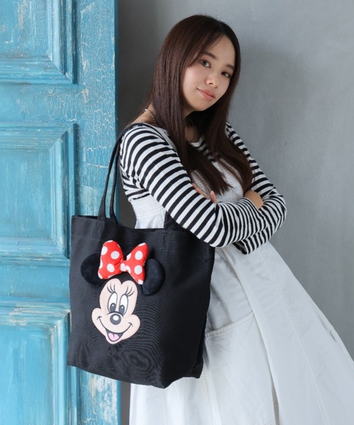 Disney(ディズニー)の「Disney フェイストート(トートバッグ・レディース・ブラック/ブラック系その他/ピンク・FREE)」の12枚目の写真