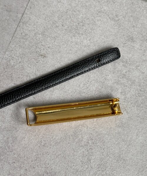 LOUNGEDRESS（ラウンジドレス）の「【ATELIER AMBOISE】 リバーシブルプレートベルト（ベルト・レディース・キャメル・FREE）」の3枚目の写真