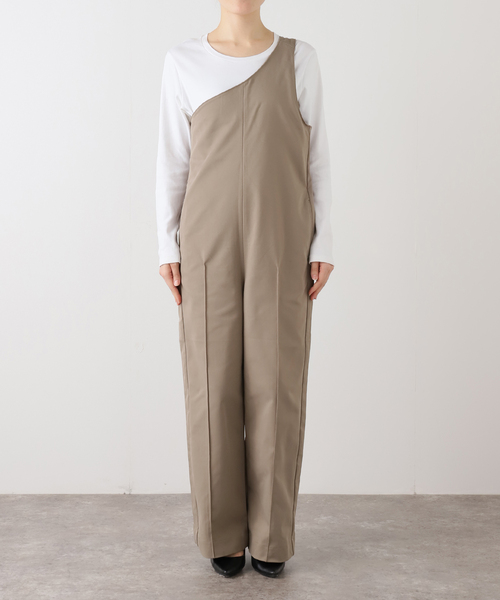 新品スローブイエナ　ナローサロペット×TEEセット　38 新品スローブイエナ ナローサロペット×TEEセット 38 サロペット