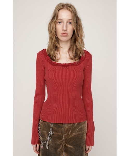 トップス LACE DOCKING SWEAT TOP SLY | LACE DOCKING トップス (ニット ) |SHEL'TTER WEBSTORE