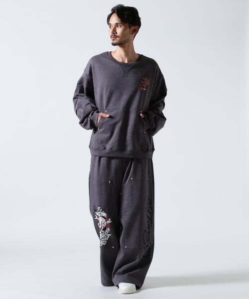 FR(13)NDS(フレンズ)の「FR(13)NDS × Ed Hardy/フレンズ × エド・ハーディ/コラボスウェット(スウェット・メンズ・ブラウン/グレー・M/L)」の14枚目の写真