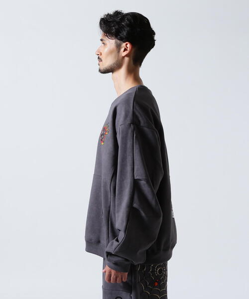 FR(13)NDS(フレンズ)の「FR(13)NDS × Ed Hardy/フレンズ × エド・ハーディ/コラボスウェット(スウェット・メンズ・ブラウン/グレー・M/L)」の15枚目の写真