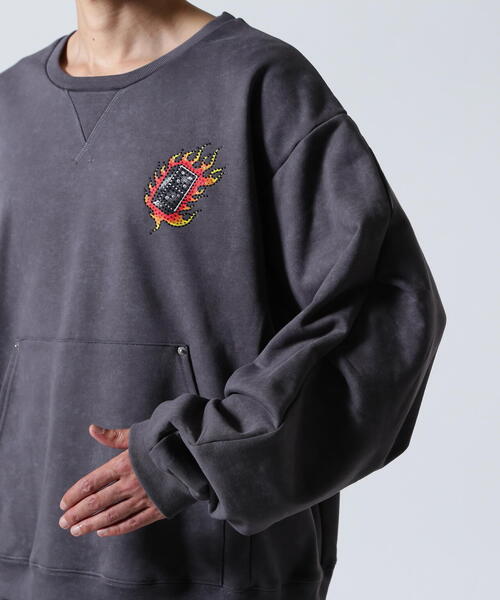 FR(13)NDS(フレンズ)の「FR(13)NDS × Ed Hardy/フレンズ × エド・ハーディ/コラボスウェット(スウェット・メンズ・ブラウン/グレー・M/L)」の18枚目の写真