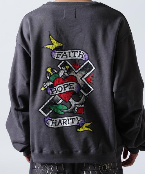FR(13)NDS(フレンズ)の「FR(13)NDS × Ed Hardy/フレンズ × エド・ハーディ/コラボスウェット(スウェット・メンズ・ブラウン/グレー・M/L)」の20枚目の写真